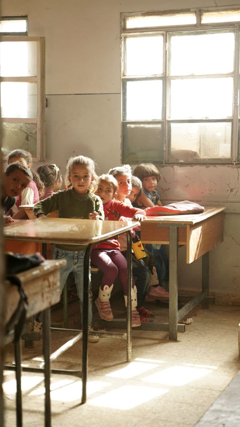 Children During Class in Da Dot